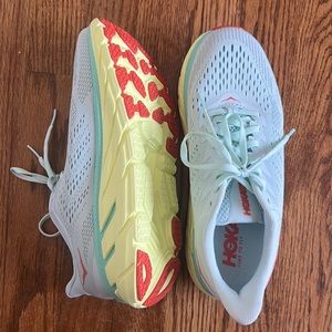 Hoka One One Clifton 7 Morning Mist Hot Coral